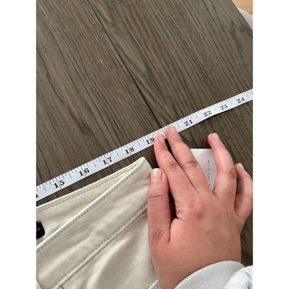 NWT Sanctuary Denim Womens Connector Kick Crop Pants In Moonstone Size 34 Standa - Picture 7 of 9